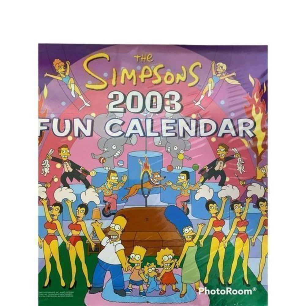 The Simpsons 2003 Calendar‎ Fun Novelty Brand new free Shipping